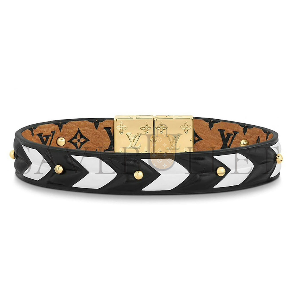 LOUIS VUITTON CRAFTY REVERSIBLE BRACELET M6774F